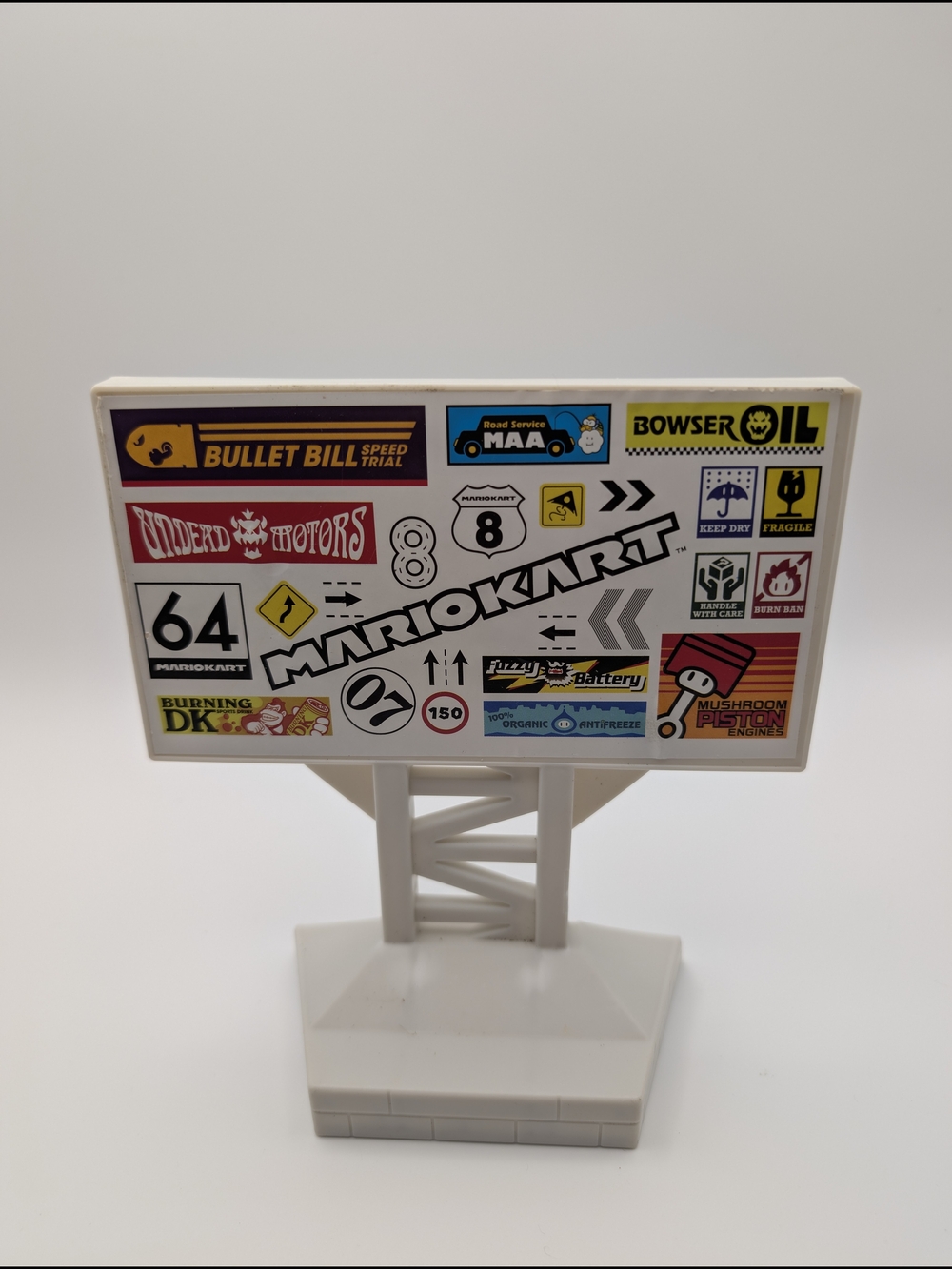 Hot Wheels Nintendo Mario Kart Circuit Track Replacement - Billboard Sign